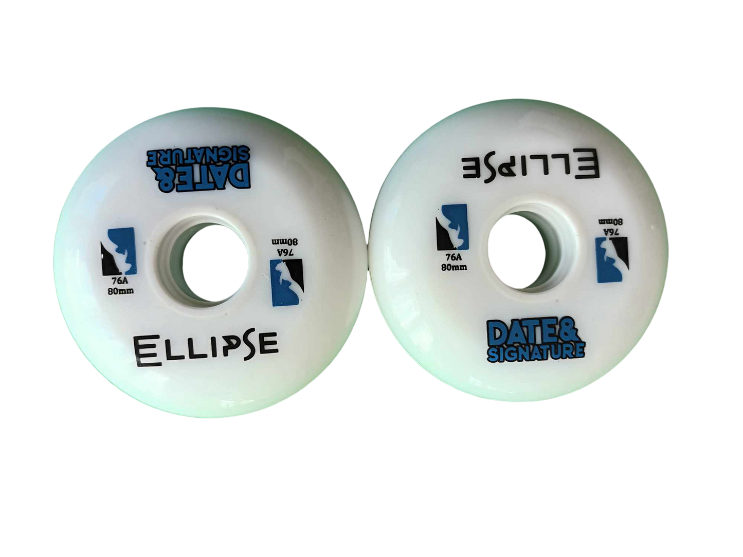 Roues roller de hockey 80mm 76A ELLIPSE Edition limitée Date&Signature