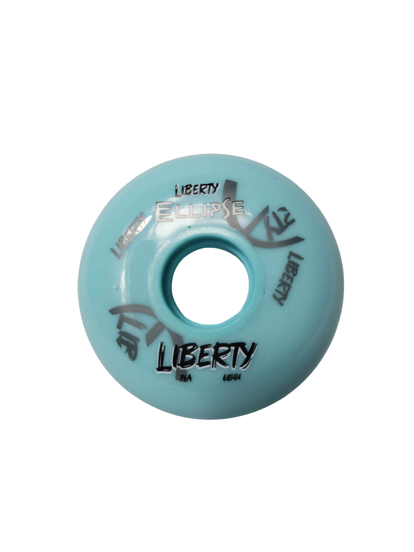 Roue roller hockey Liberty 76A bleu 68mm indoor