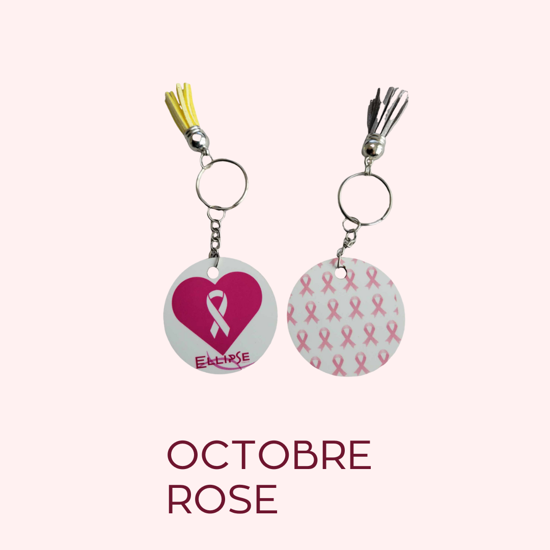 Porte-clés Octobre Rose
