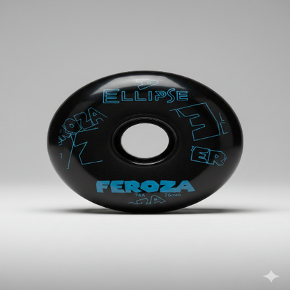 roue de roller hockey feroza noir 76mm