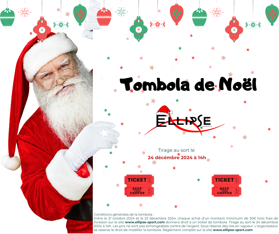 Ticket de tombola de Noël