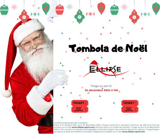 Ticket de tombola de Noël