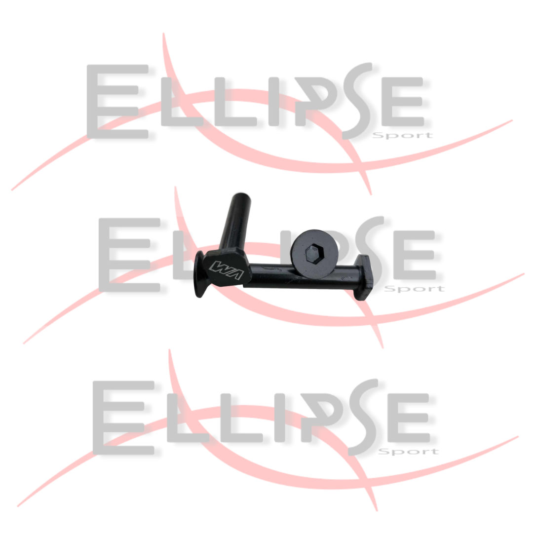Lot de 8 vis à tête carrée Ellipse Sport pour platine de roller hockey Hi-Lo.