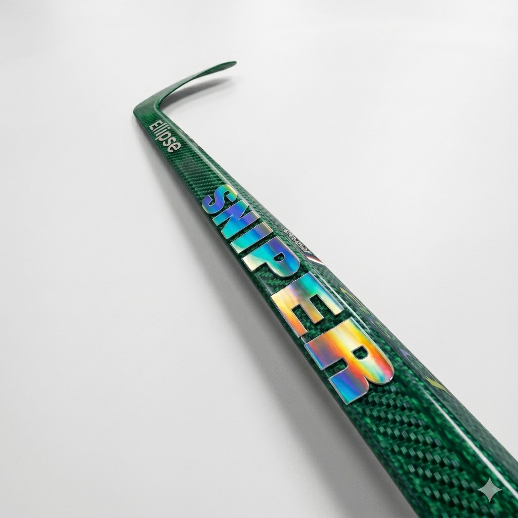 Crosse de hockey sniper verte