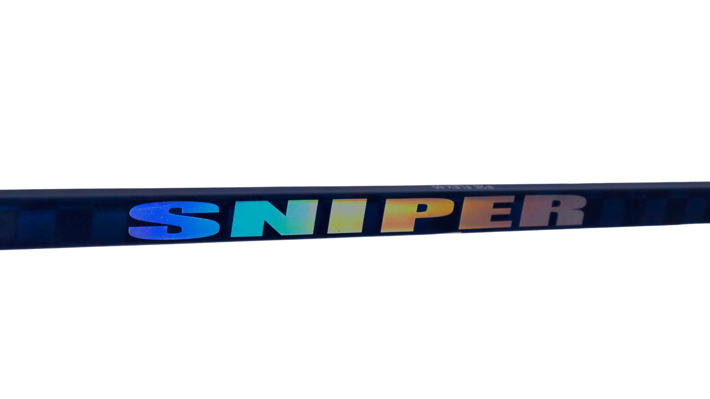 Crosse hockey carbone SNIPER GOLD ONE bleu flex 75 P28