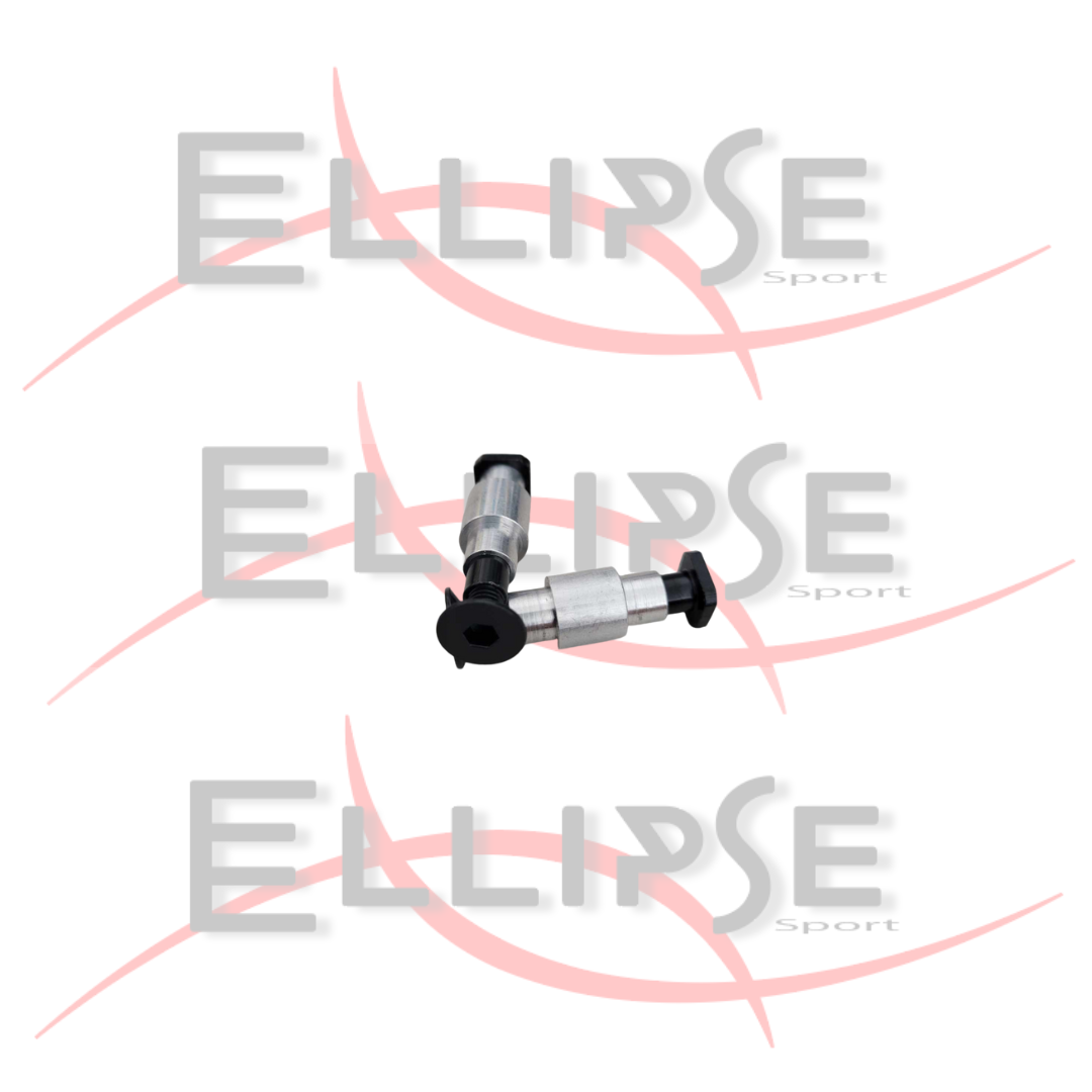 Lot de 8 vis à tête carrée Ellipse Sport pour platine de roller hockey Hi-Lo.