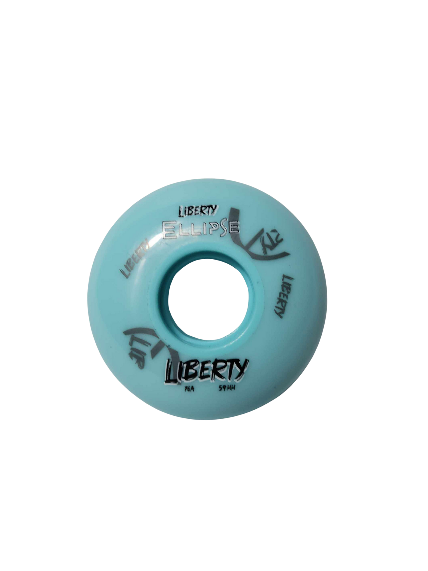Roue roller hockey Liberty 76A bleu 59mm indoor