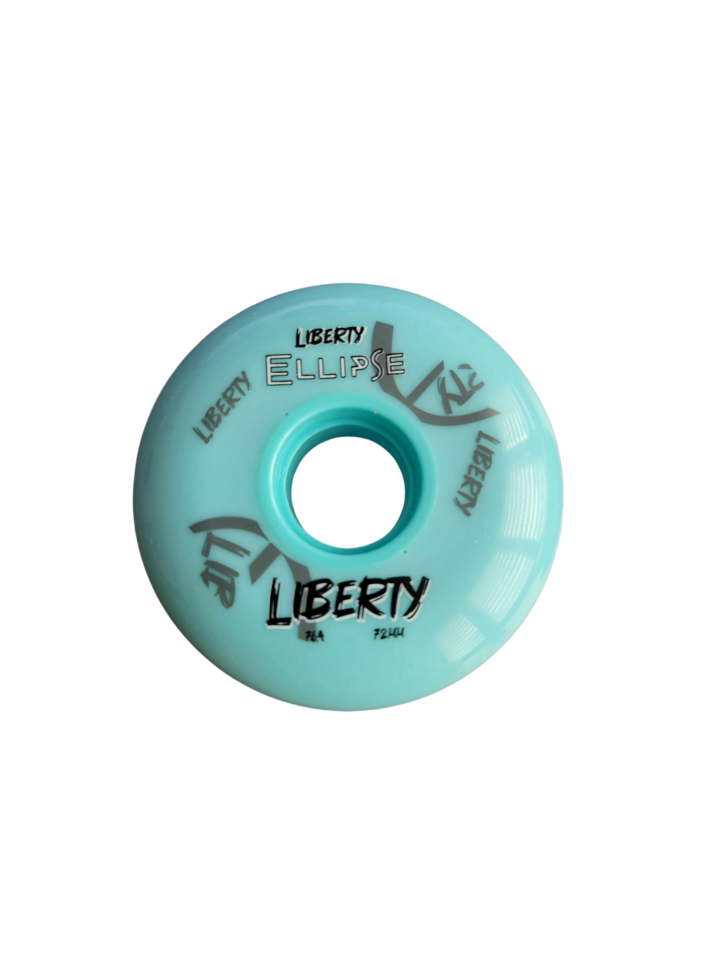 Roue roller hockey Liberty 76A bleu 72mm indoor