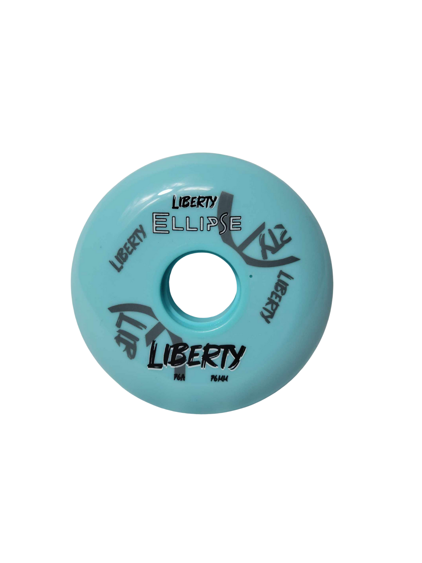 Roue roller hockey Liberty 76A bleu 76mm indoor