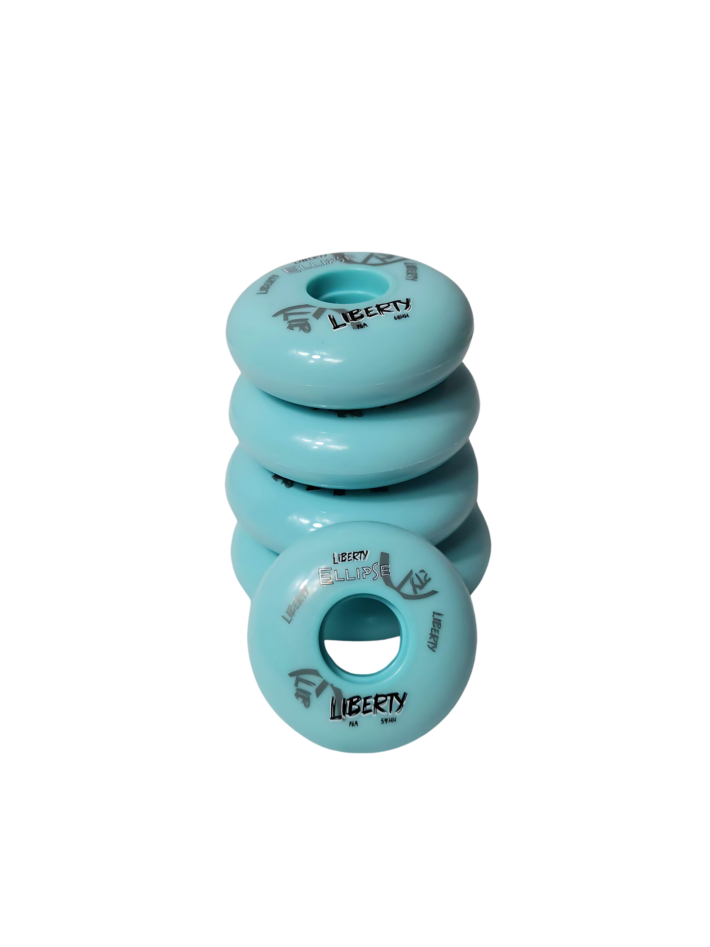 Roue roller hockey Liberty 76A bleu 76mm indoor