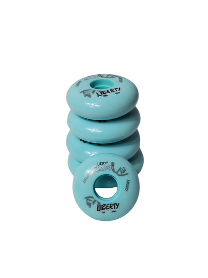 Roue roller hockey Liberty 76A bleu 76mm indoor